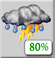 Saturday: Showers And Thunderstorms